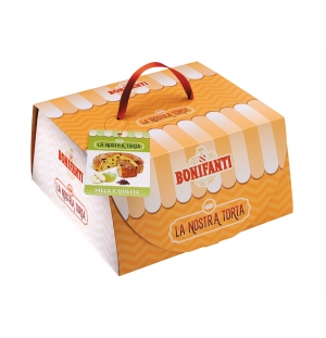 LA NOSTRA TORTA - MELA E UVETTA 600 GR