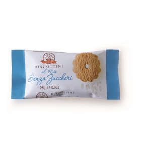 BISCOTTINI AL RISO SENZA ZUCCHERO 25g 1X30X6 pz