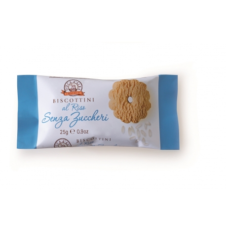 BISCOTTINI AL RISO SENZA ZUCCHERO 25g 1X30X6 pz
